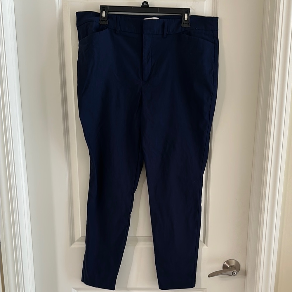 Nine West Dark Blue Cropped Pants